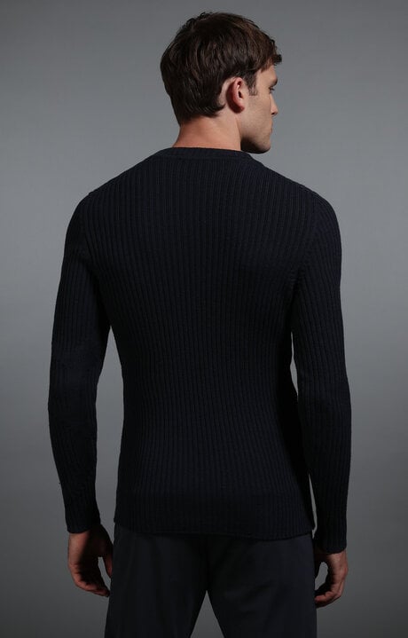 Bikkembergs Blue Men's Navy Sweater