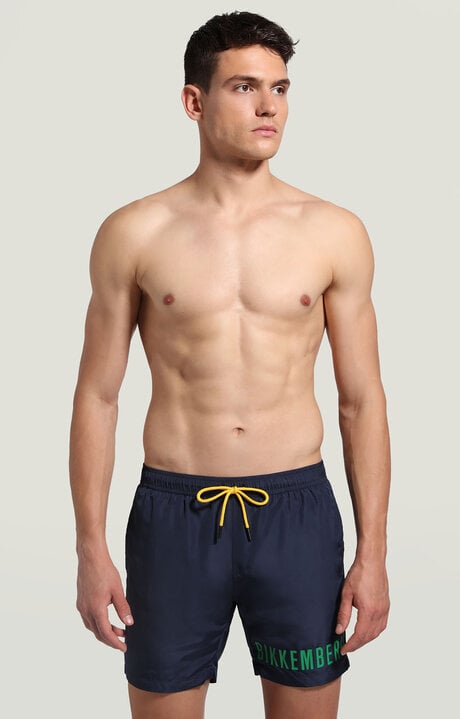 Bikkembergs Blue Men's Swim Shorts - Stowable