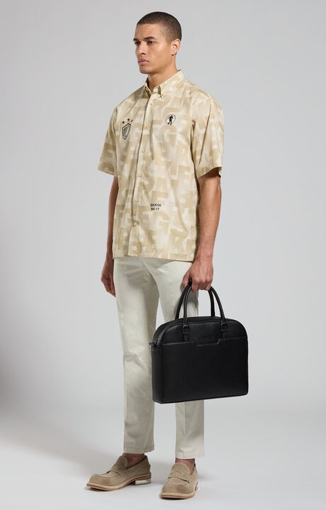 Bikkembergs Briand Men's Black Briefcase