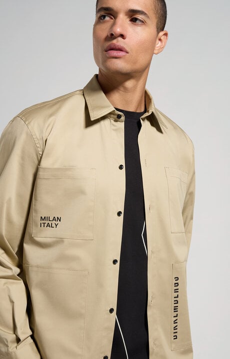 bikkembergs Gabardine men's shirt