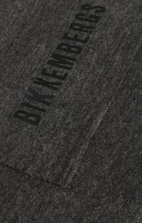 Bikkembergs Grey Scarf With Logo