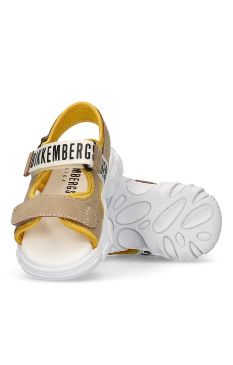 Bikkembergs Kyle Boys' Sandals In Eco Nubuck