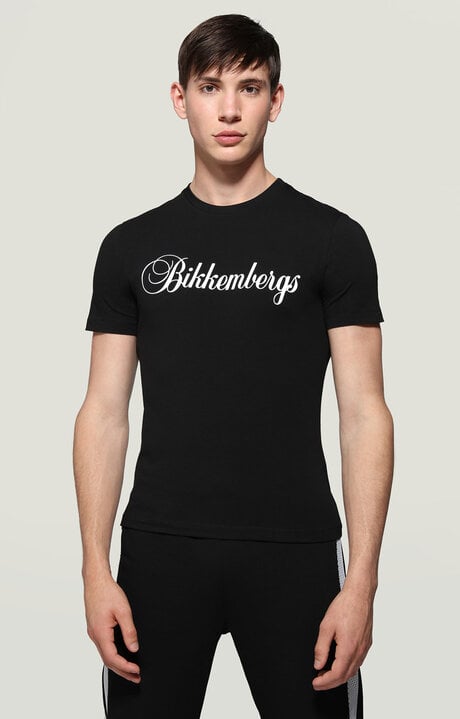 Bikkembergs Men's Black T-Shirt With Logo