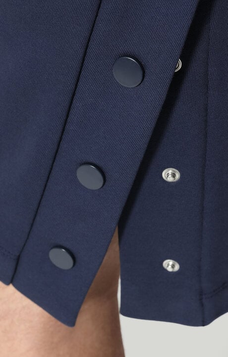 Bikkembergs Men's Blue Fleece Shorts With 3D Logo