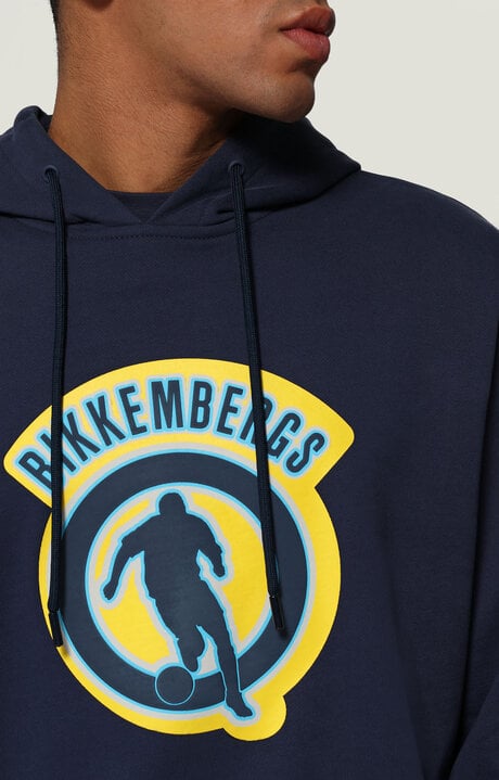 Bikkembergs Men's Blue Sweatshirt With 3D Print