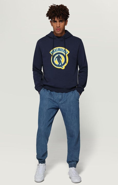 Bikkembergs Men's Blue Sweatshirt With 3D Print