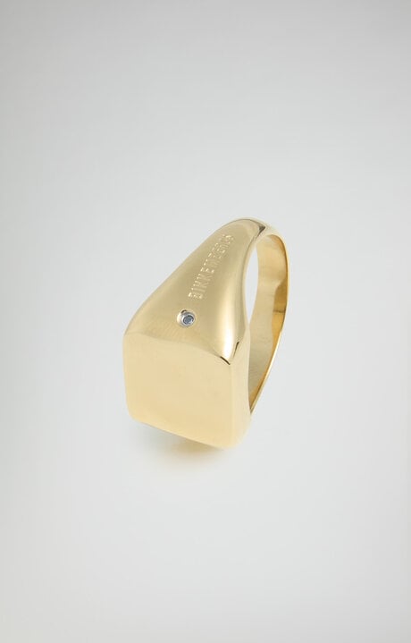 Bikkembergs Men's Chevalier Ring With Diamond