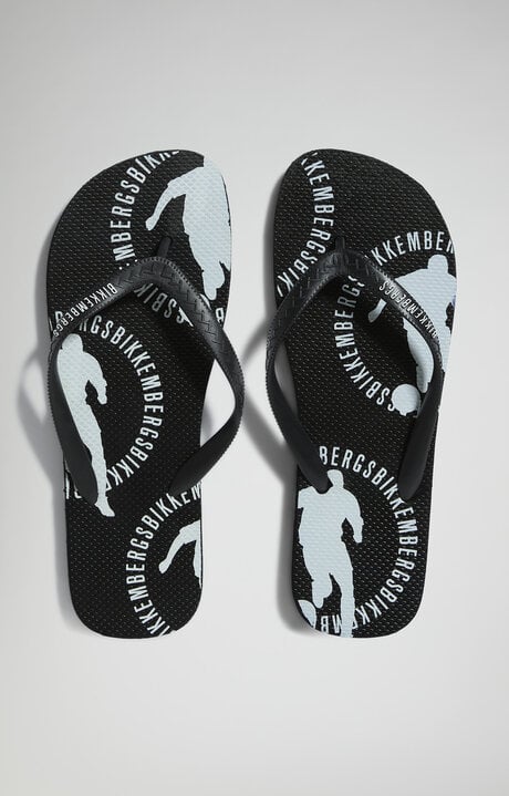 Bikkembergs Men's Flip Flops With Sack
