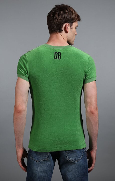Bikkembergs Men's Green Green T-shirt In Jersey