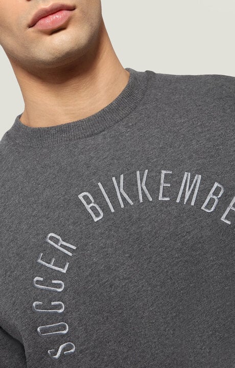 Bikkembergs Men's Grey Printed Sweatshirt