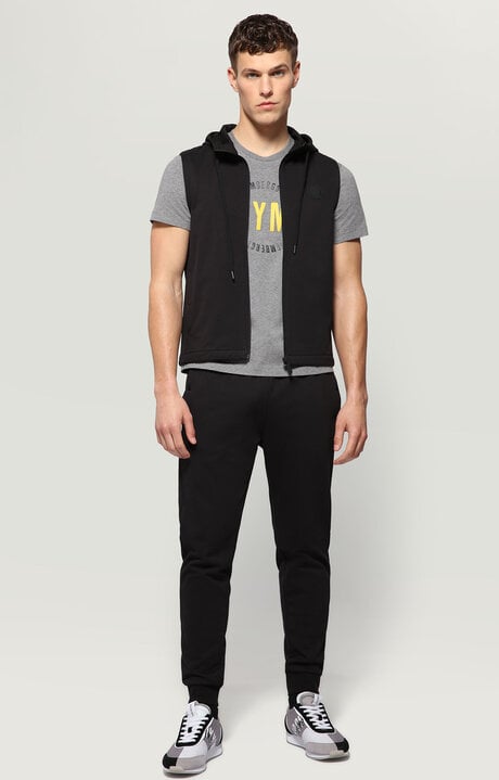 Bikkembergs Men's Grey T-shirt With GYM Print