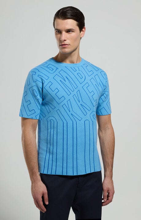 Bikkembergs Men's Jacquard Knit Pullover