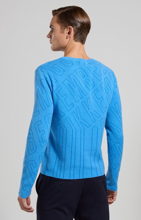 Bikkembergs Men's Jacquard Knit Pullover