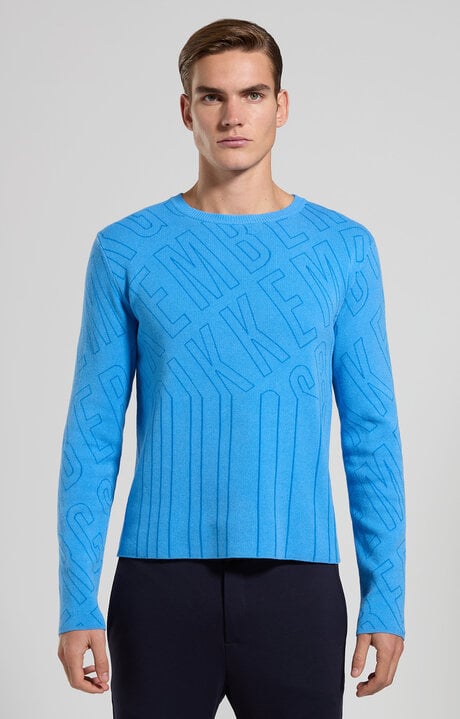 Bikkembergs Men's Jacquard Knit Pullover