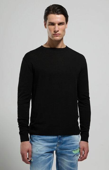 Bikkembergs Men's Jacquard Knit Pullover