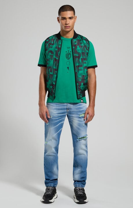 Bikkembergs Men's Jeans With Contrast Details