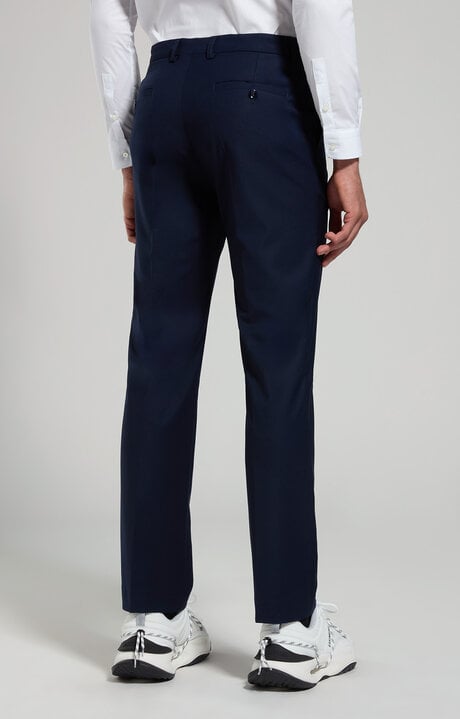 Bikkembergs Men's Pants In Fresco Wool