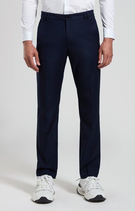 Bikkembergs Men's Pants In Fresco Wool
