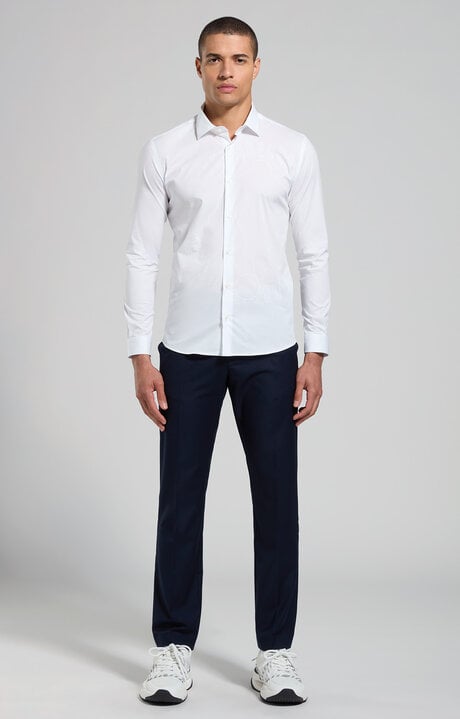 Bikkembergs Men's Pants In Fresco Wool