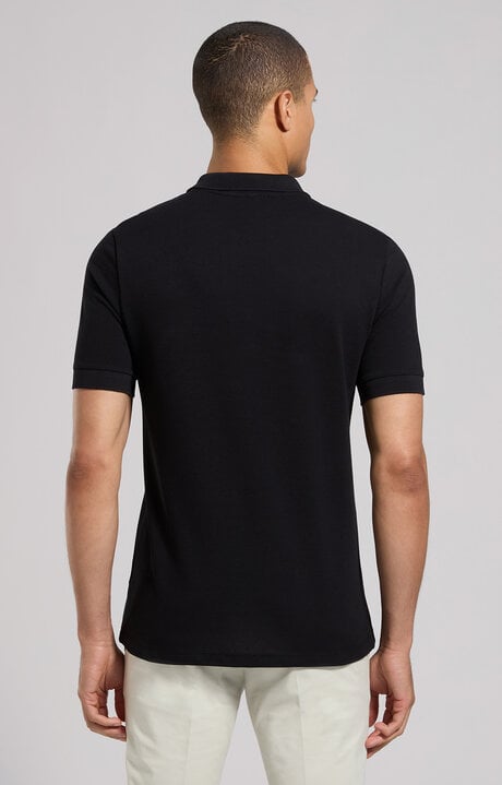 Bikkembergs Men's Polo Shirt In Mercerized Cotton