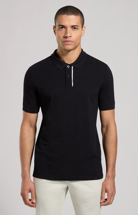 Bikkembergs Men's Polo Shirt In Mercerized Cotton