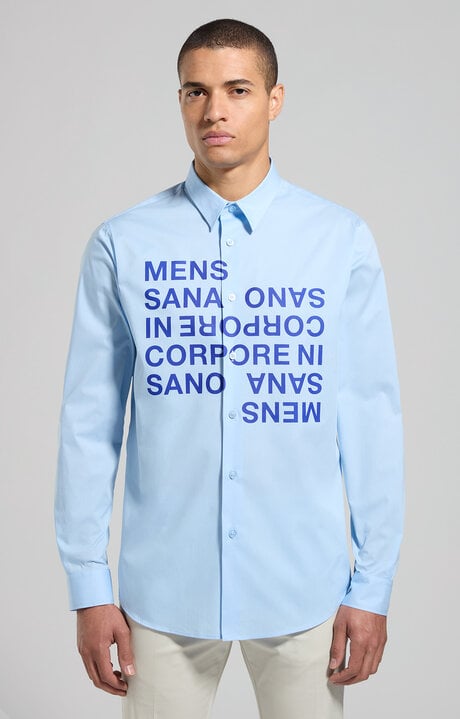 Bikkembergs Men's Shirt With Motivational Print