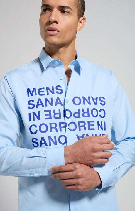 bikkembergs Men's shirt with motivational print