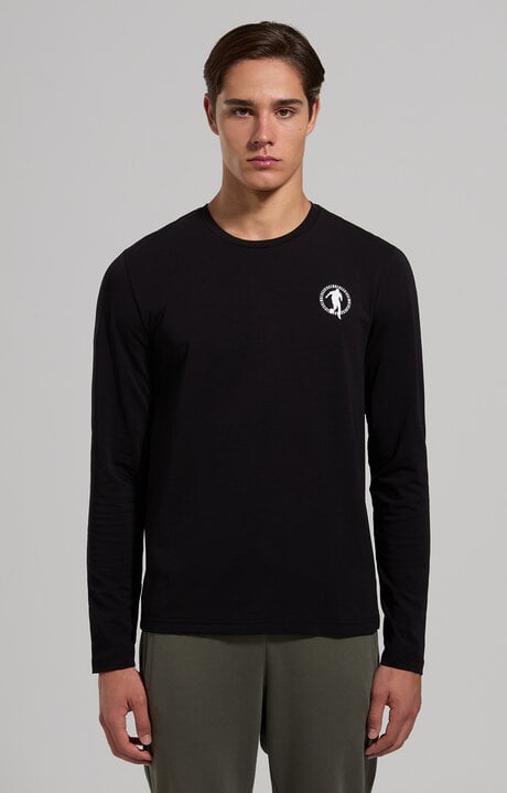 Bikkembergs Men's Slim Fit Long Sleeve T-shirt
