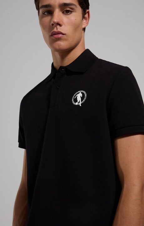 bikkembergs Men's slim fit polo shirt