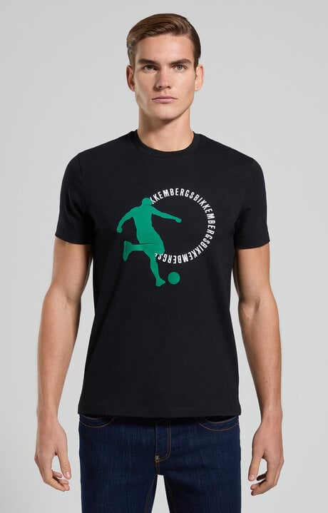 Bikkembergs Men's Soccer Print T-shirt - Slim Fit