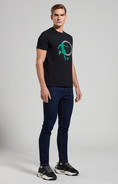 Bikkembergs Men's Soccer Print T-shirt - Slim Fit
