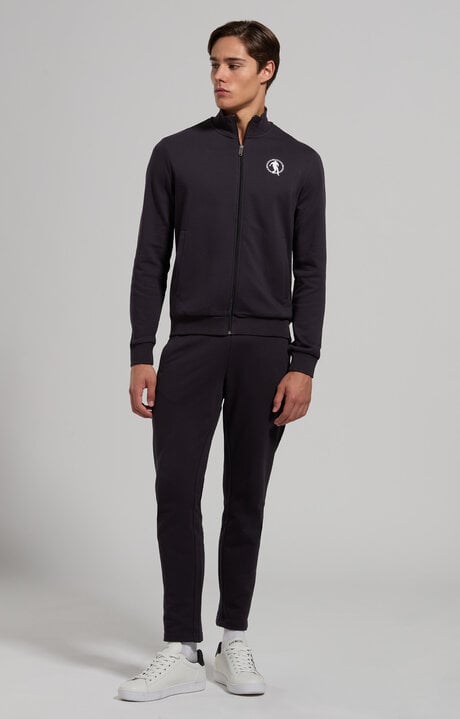 Bikkembergs Men's Soccer Sweatshirt With Zip