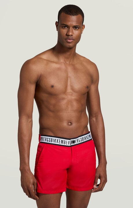 bikkembergs Men's swim shorts with tape
