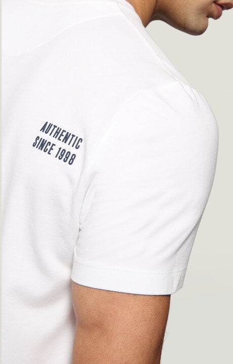 Bikkembergs Men's White T-shirt With Sport Print