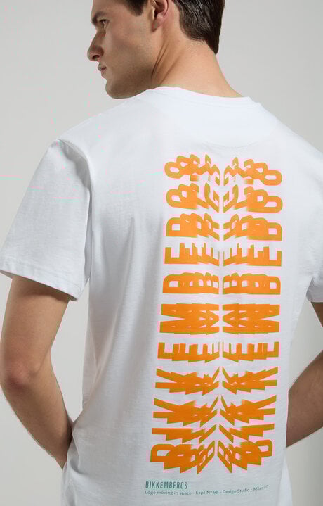 bikkembergs Optical print men's T-shirt