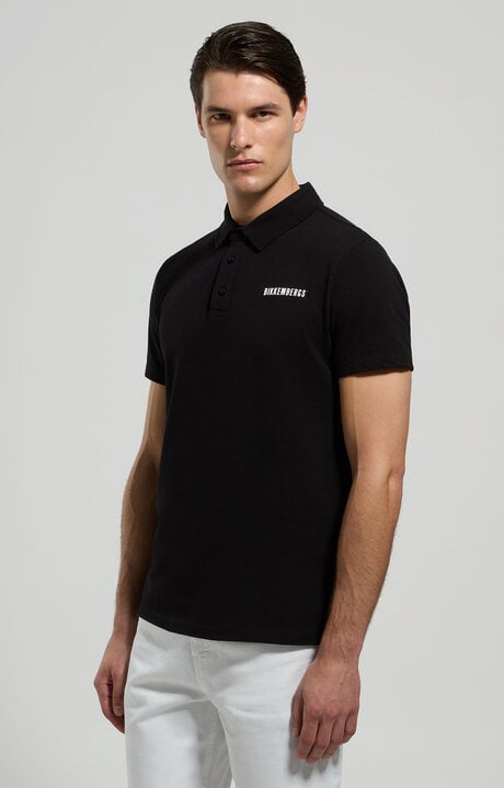 Bikkembergs Piquet Cotton Men's Polo Shirt