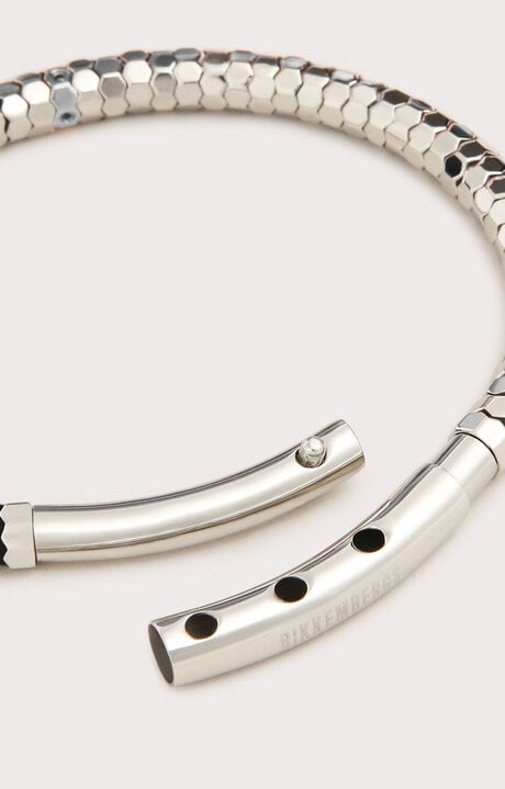 Bikkembergs Polished Steel Men's Grey Bracelet
