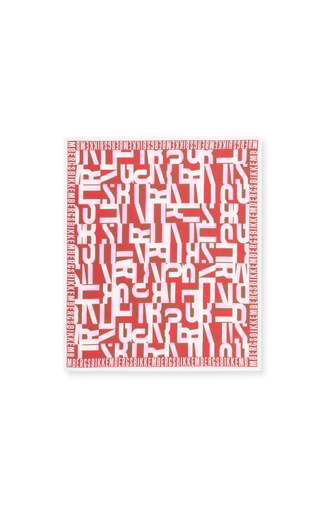 bikkembergs Red Bandana Lettering