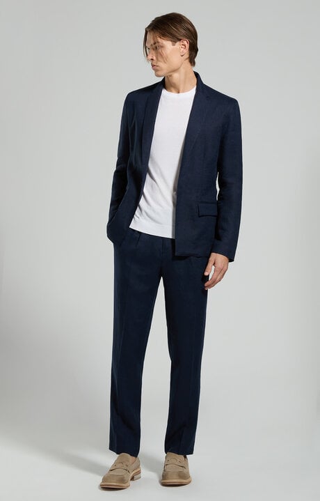 Bikkembergs Slim Fit Men's Jacket In Linen