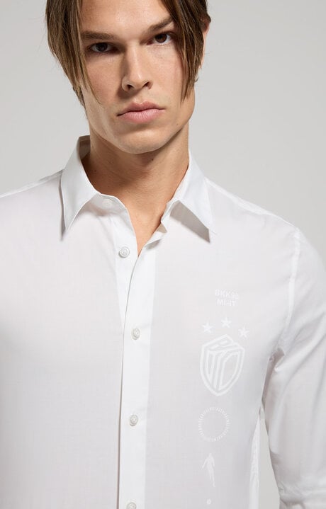 bikkembergs Slim fit men's print shirt