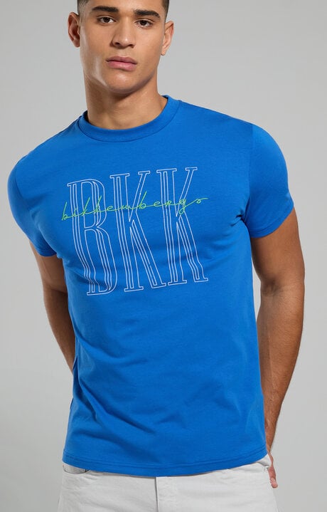 bikkembergs Slim fit men's T-shirt with BKK print