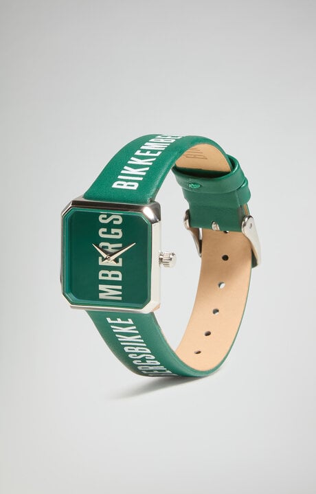 bikkembergs Watch with leather band