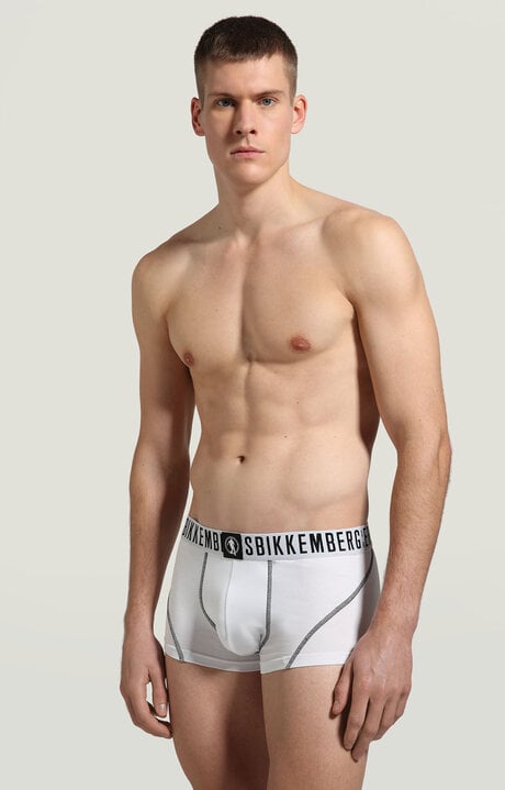 bikkembergs White 2-pack Pupino men's boxer briefs