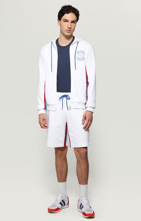 Bikkembergs White Men's Fleece Shorts