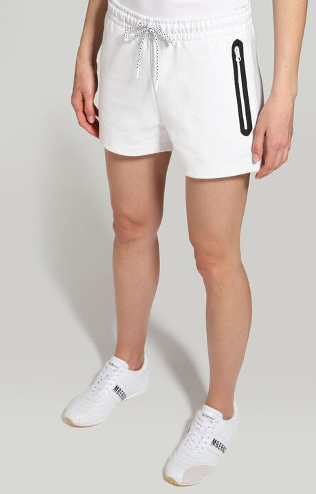 bikkembergs White Women's fleece shorts