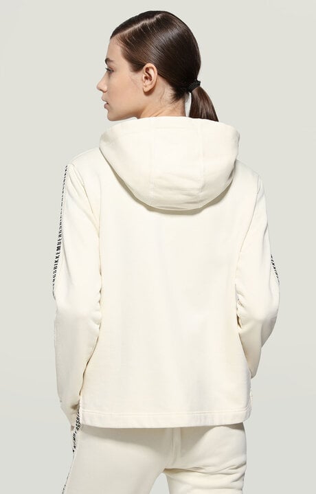 Bikkembergs White Women's Hoodie Sweatshirt
