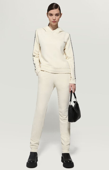 Bikkembergs White Women's Hoodie Sweatshirt