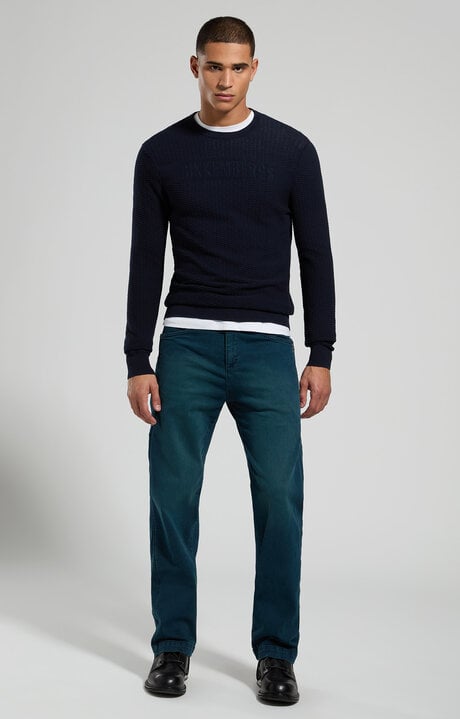 Bikkembergs Wide Fit Men's Jeans With Laser Print