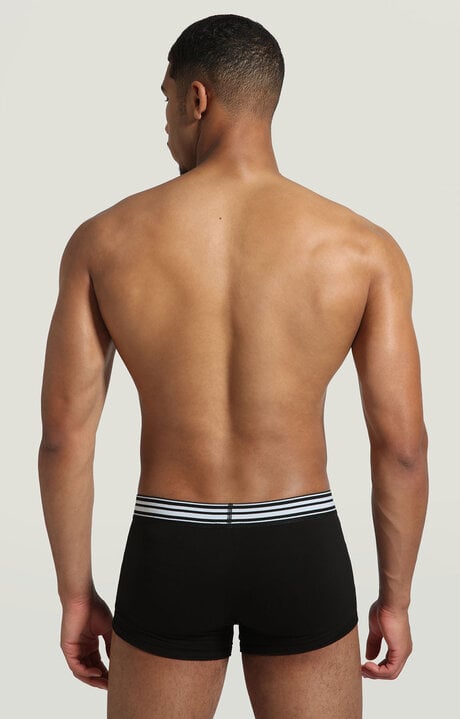 Bikkembergs Black 2-pack Men's Boxers Stripe Waistband