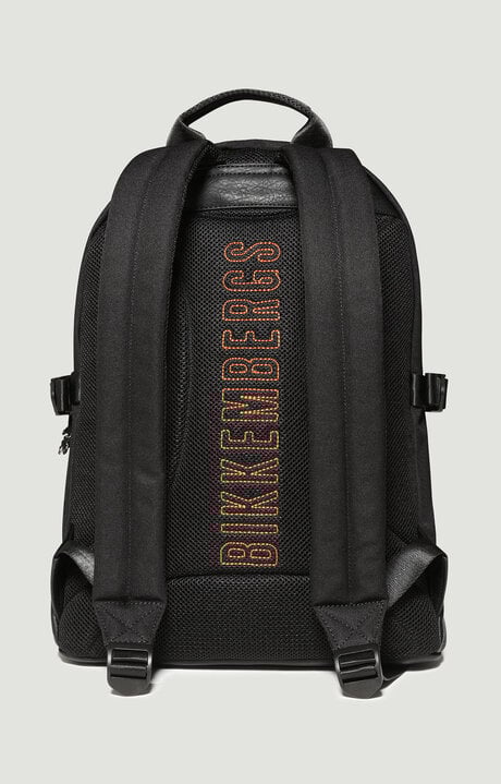 Bikkembergs Black Men's Backpack Bounce In Technical Fabric